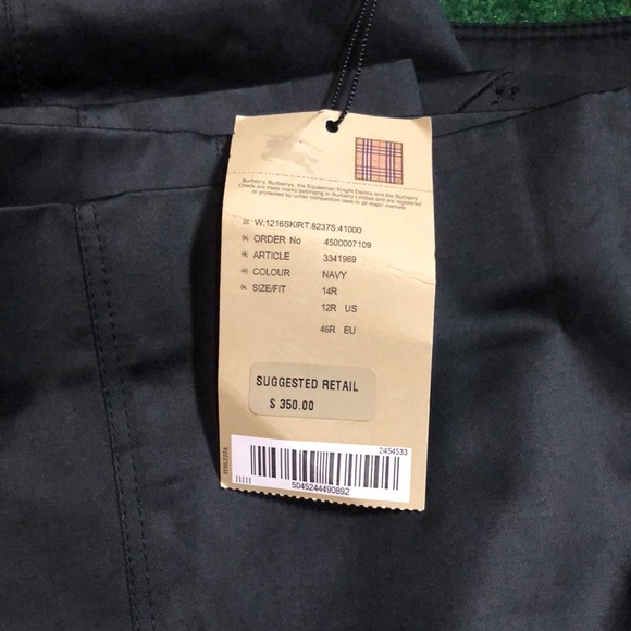 Burberry Skirts | Black Burberry Skirt | Color: Black | Size: 14 | - Picture 5 of 12